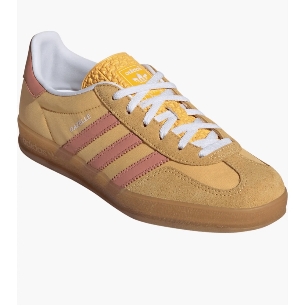 Adidas gazelle yellow/pink women’s US size 8 EUC